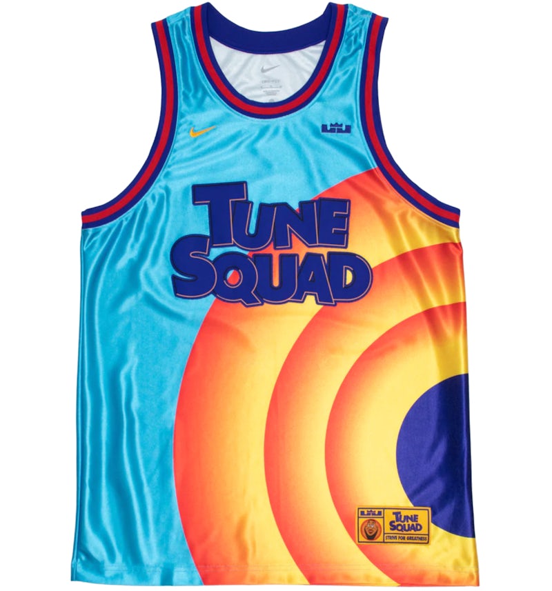 Nike LeBron x Space Jam Tune Squad Jersey Light Blue Fury Men's