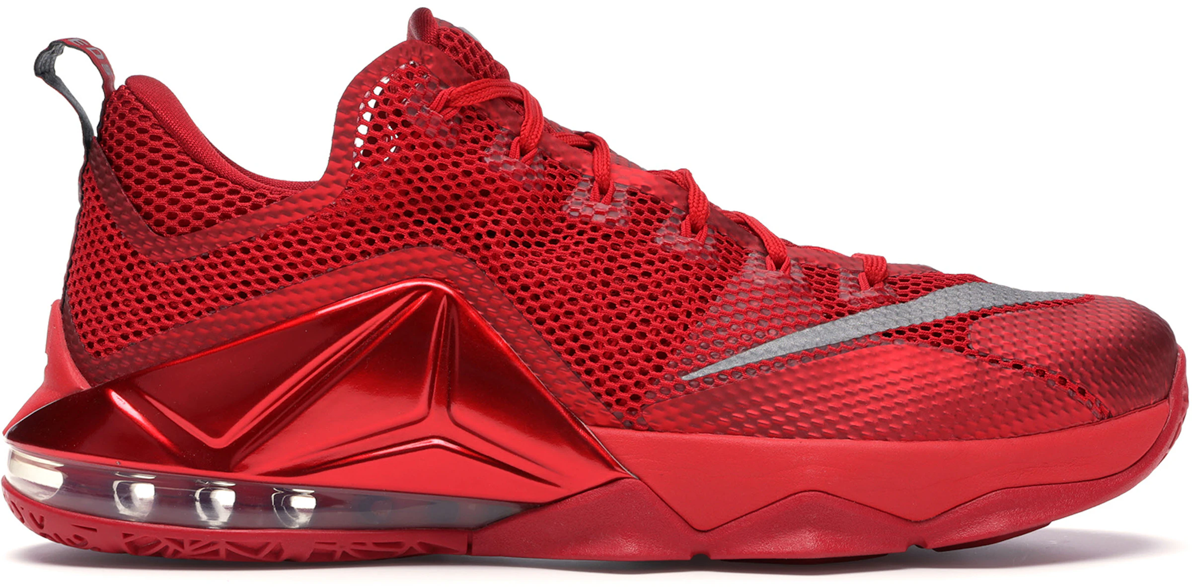 Nike LeBron 12 Low University Red - 724557-616