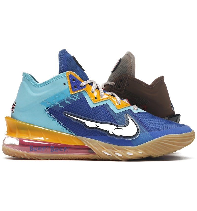 Nike LeBron 18 Low Wile vs Roadrunner Space Jam Men's CV7562