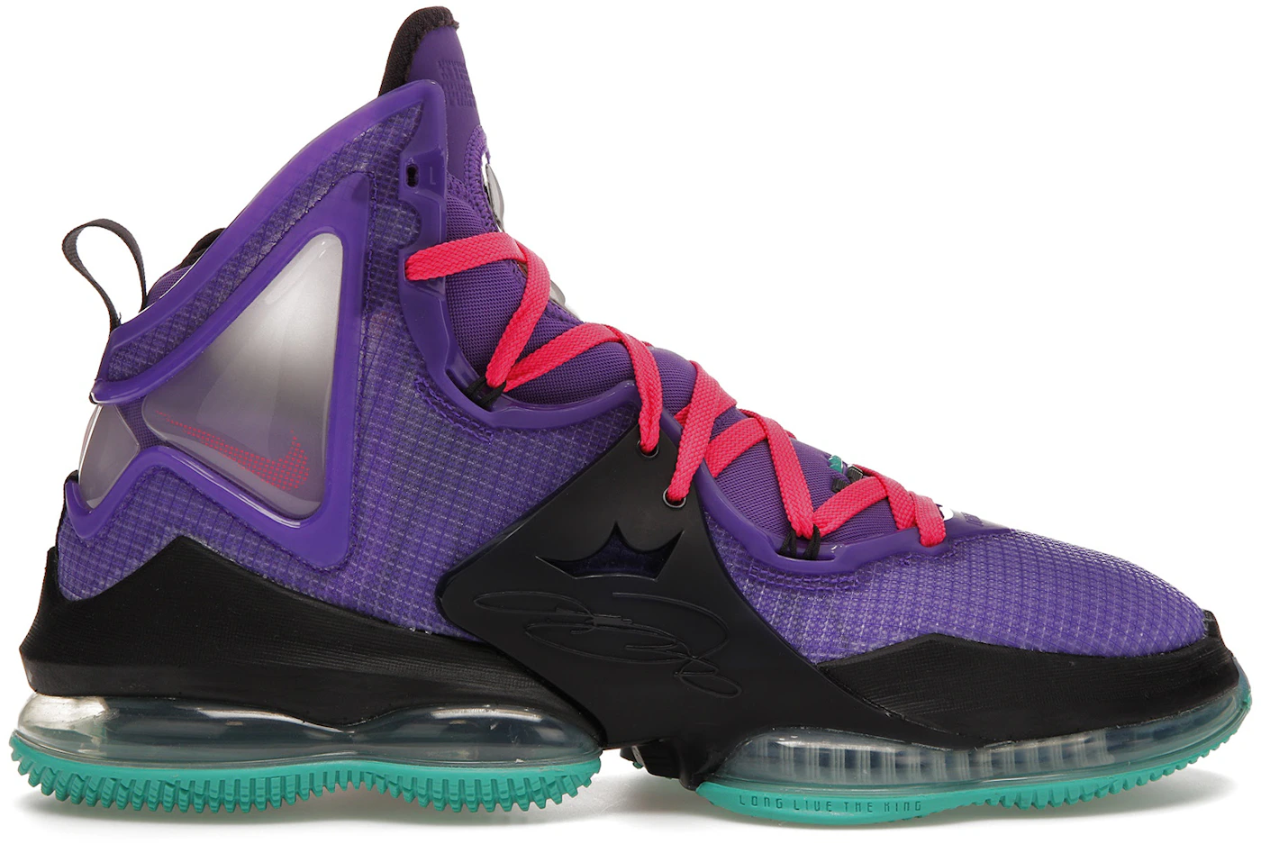 Nike Men's LeBron 19 in Purple | Size 10 | Cz0203-500