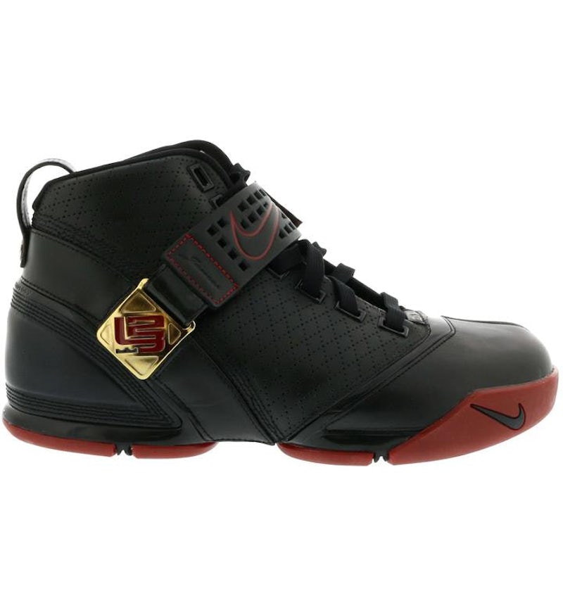 Nike LeBron Nero Cremisi Oro Metallizzato Uomo 317253-001 IT