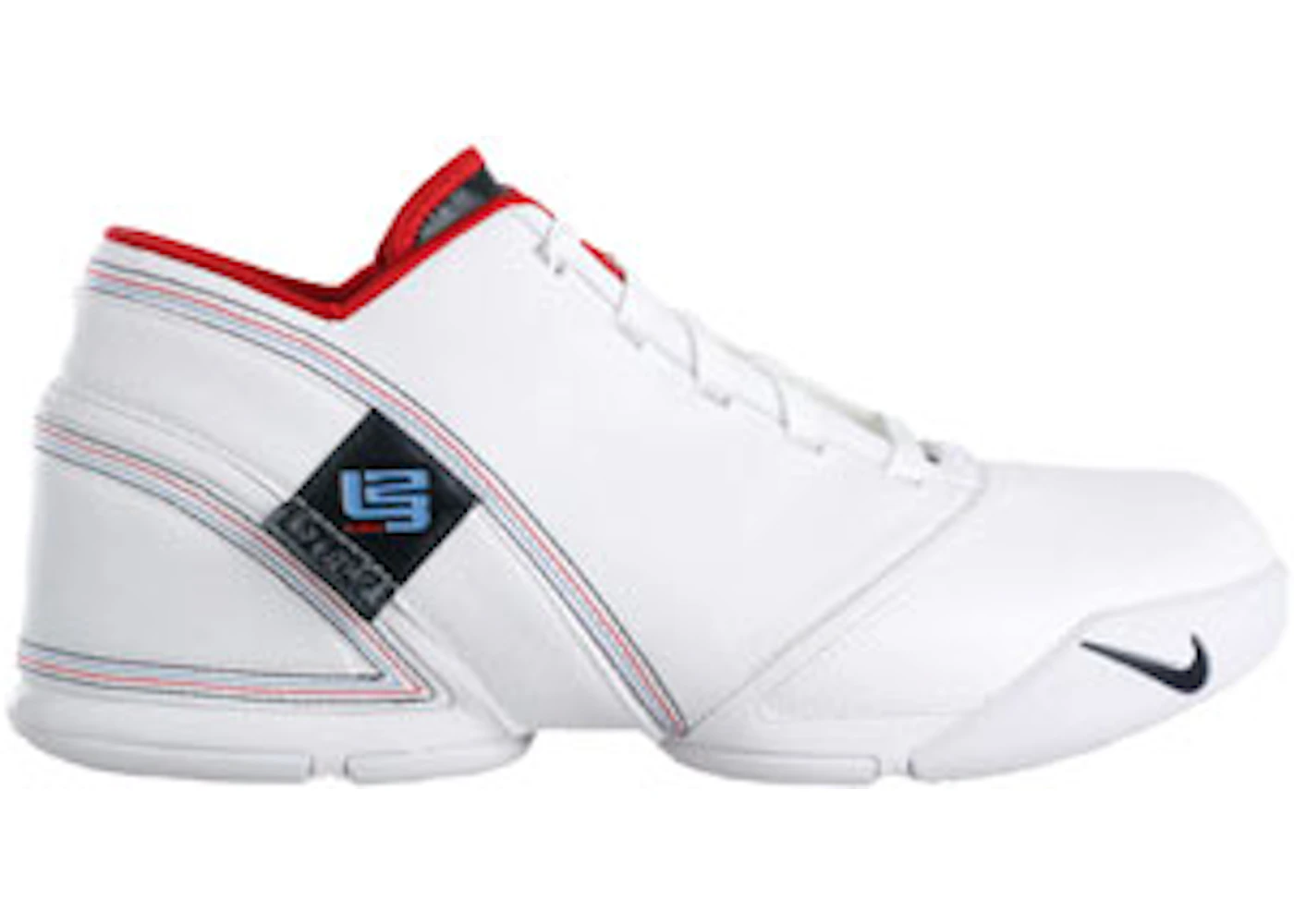 Nike LeBron 5 Low White Univeristy Blue Men's - 318696-141 - US