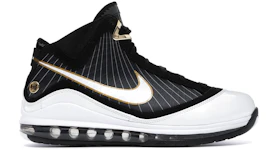 Nike LeBron 7 Black/White-Metallic Gold