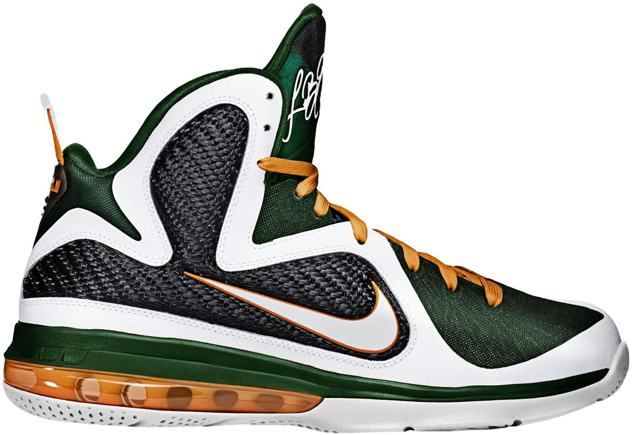 Nike LeBron 9 Miami Hurricanes - 469764-102