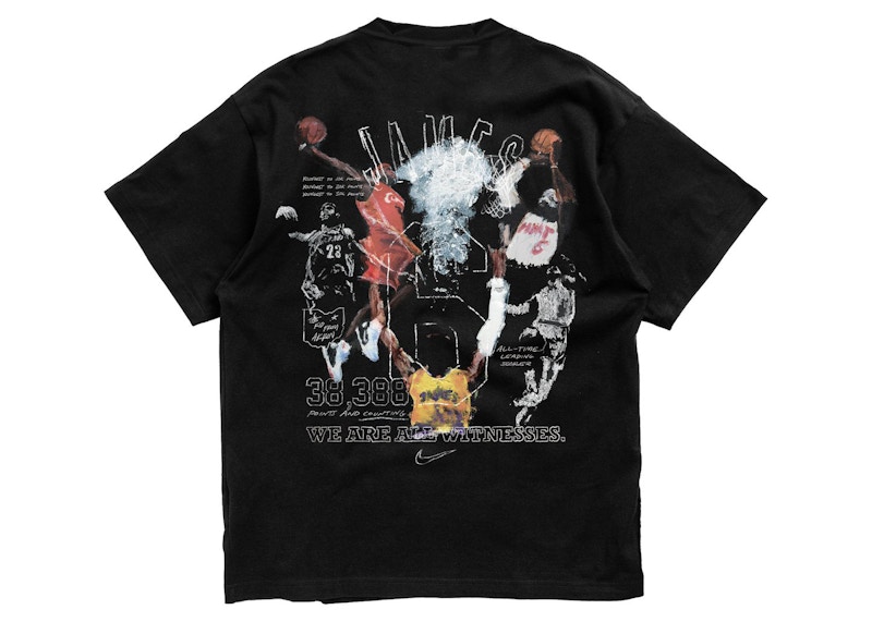 T shirt lebron shop james uomo marroni