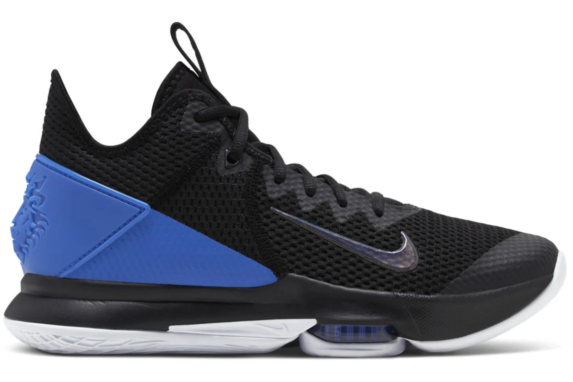 Nike LeBron Witness 4 Black Hyper Cobalt Men's - BV7427-007 - US