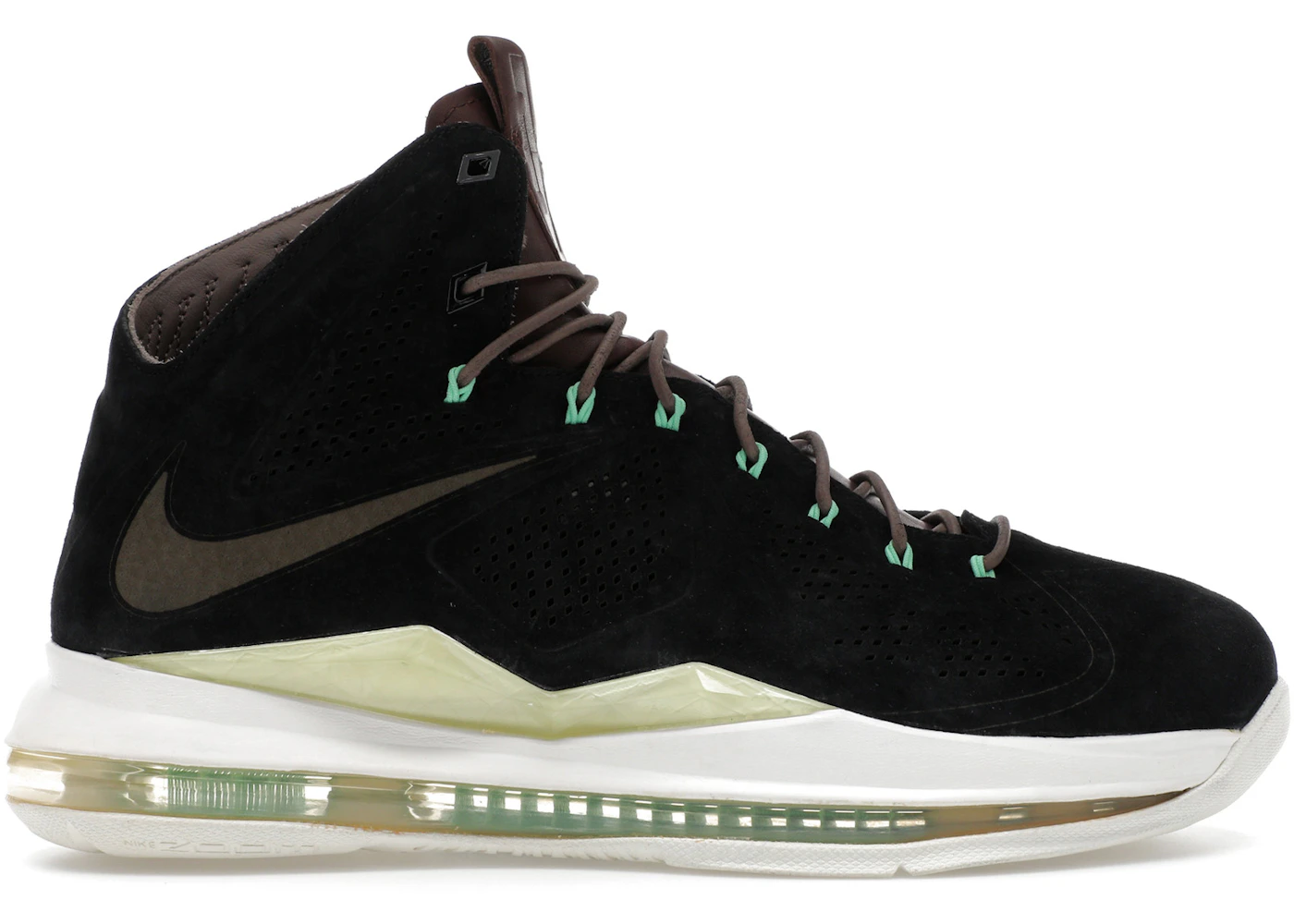 Nike LeBron X EXT Black Suede Men's 607078-001 US
