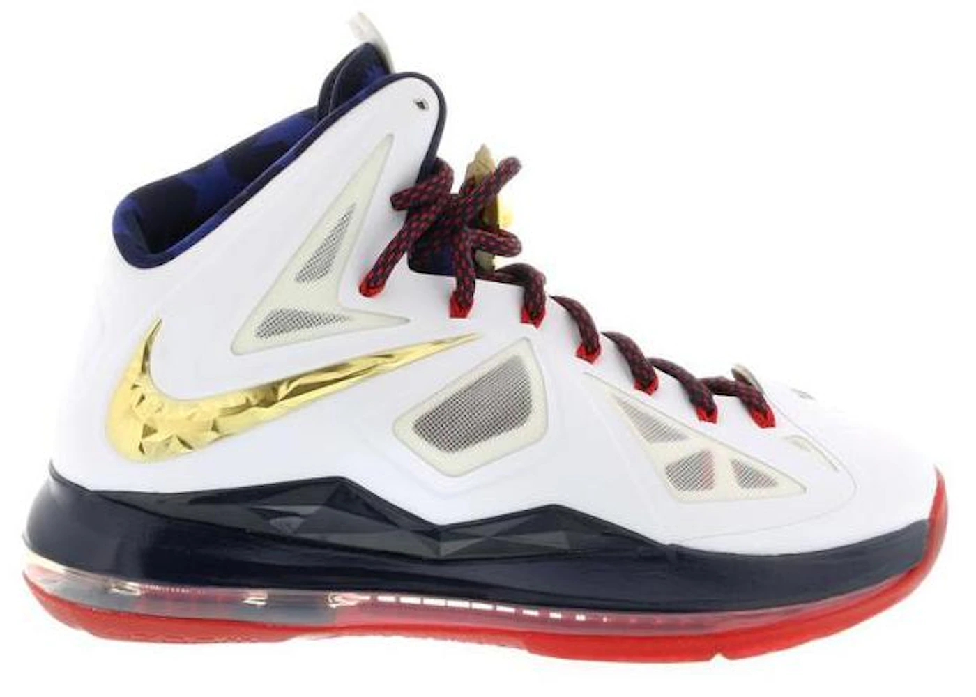 Nike lebron 10 low gold Clearance