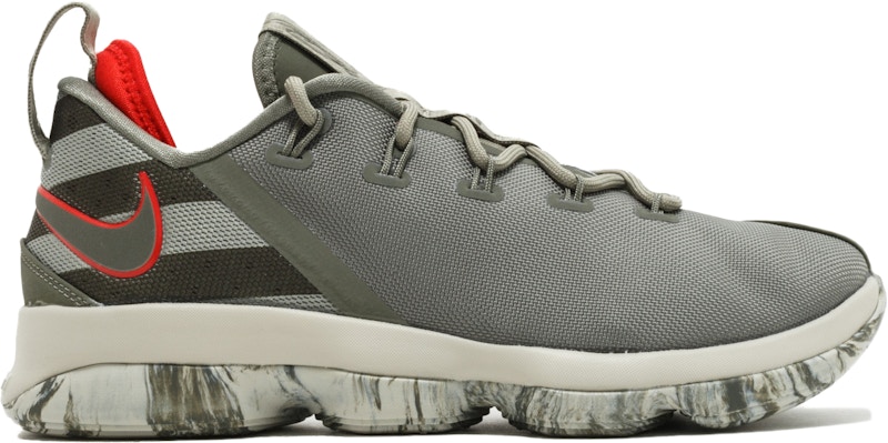 Nike LeBron XIV Low Dark Stucco/Dark Stucco Men's - 878636-003 - US