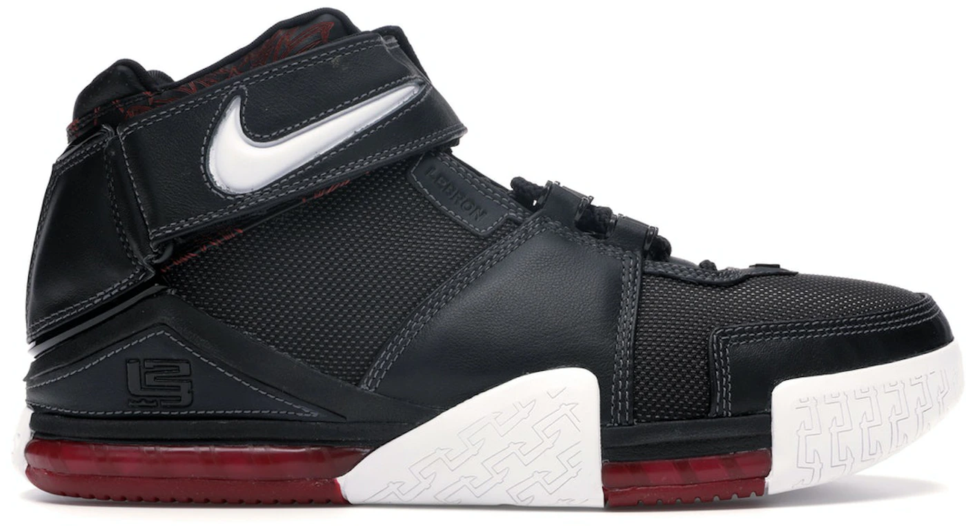 Nike LeBron Zoom 2 Black Crimson Men's - 309378-011 - US