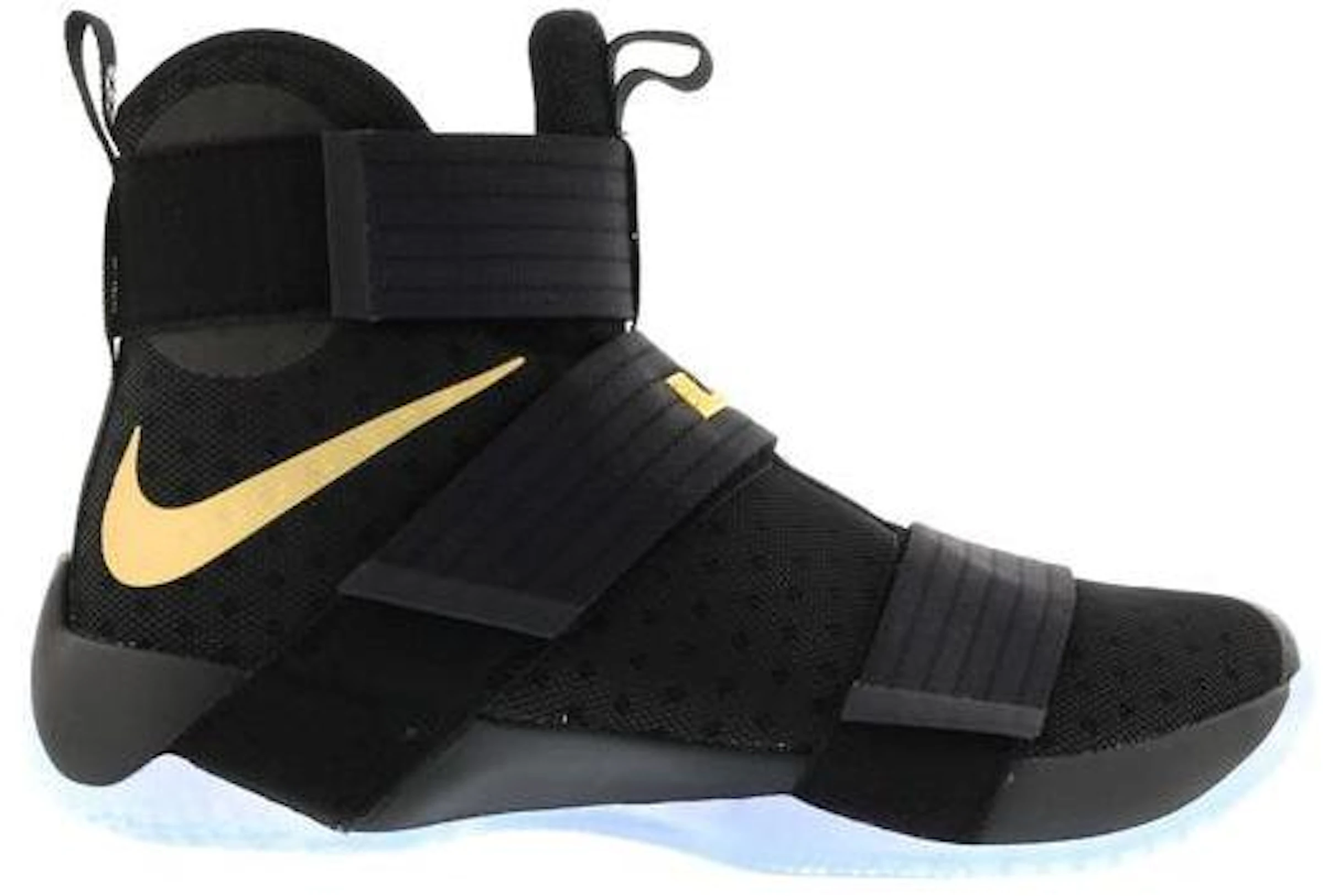 ventilación Dólar dinastía Nike LeBron Zoom Soldier 10 Black Gold (Nike iD) - 885682-991/885682-993 -  ES