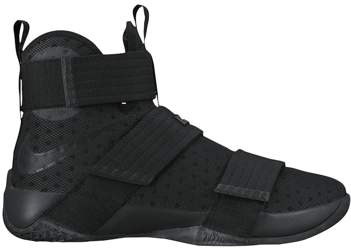 Lebron 10 soldier best sale black