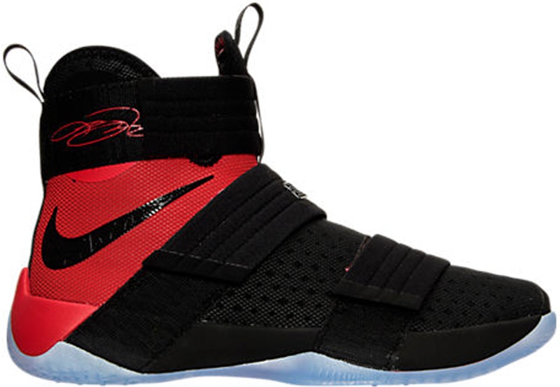 lebron soldier 10 black red