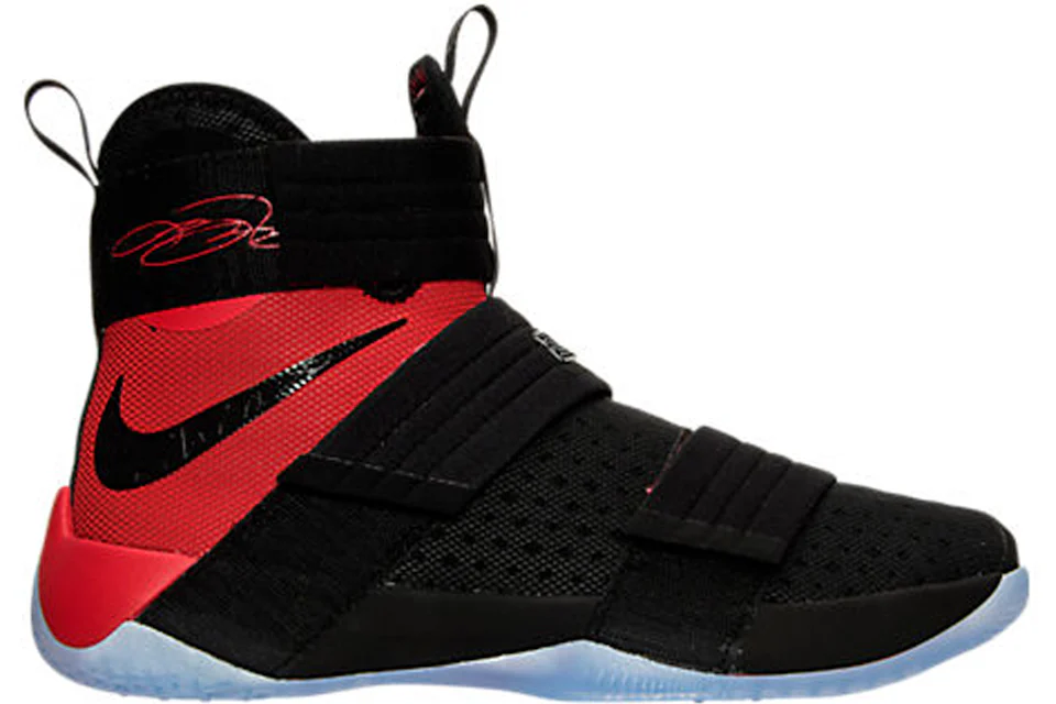 Lebron 10 soldier best sale black