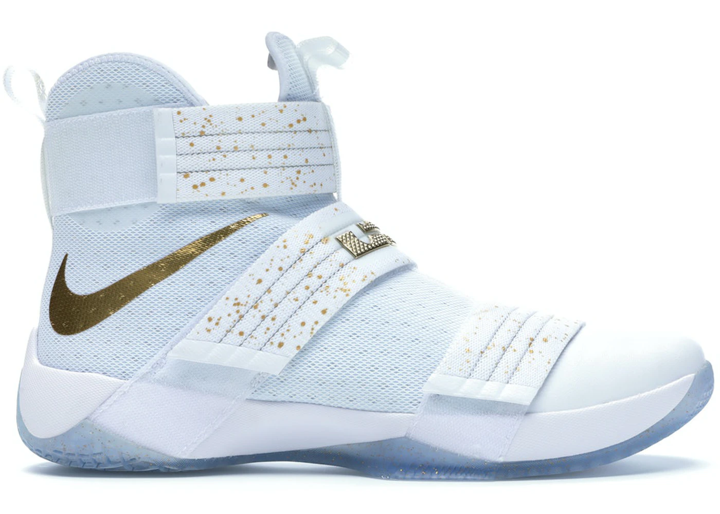 Lebron soldier 12 white and gold best sale