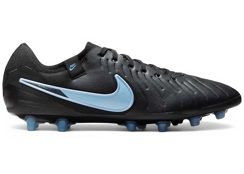 【かまかに】Nike Legend 10 Pro AG-Pro 27cm Nike Legend 10 Pro AG-Pro Black Ice Blue Men's - DV4334-003 - US