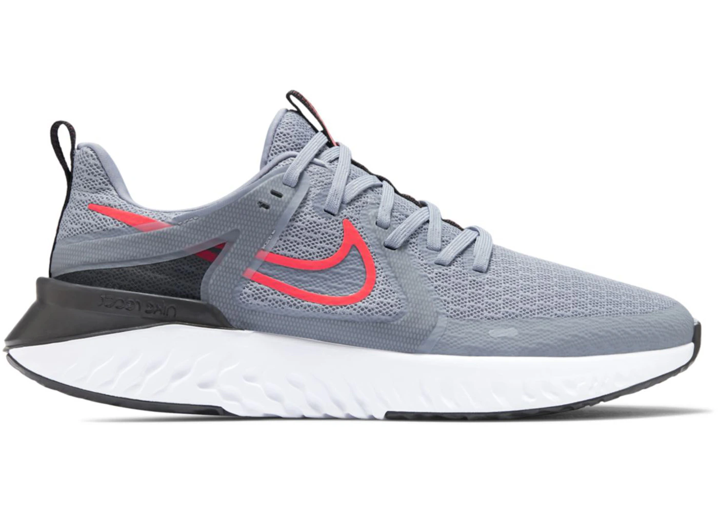 Nike Legend React 2 Obsidian Mist Laser Crimson Men's - AT1368-402 - US