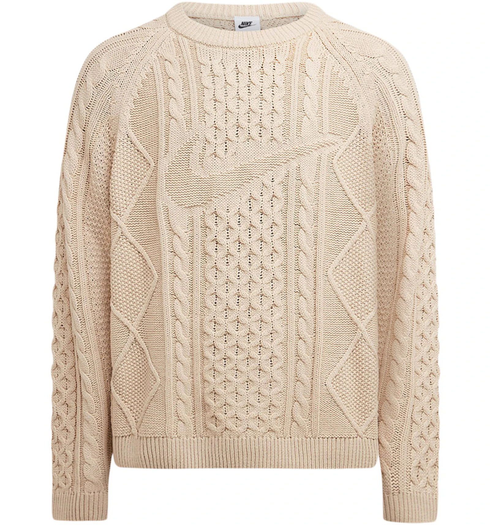 Nike Life Cable Knit Sweater Rattan CN