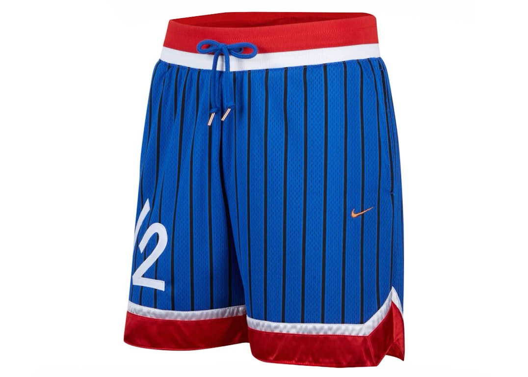 Pre-owned Nike Lil Penny Hardaway Premium Shorts Blue/red/white