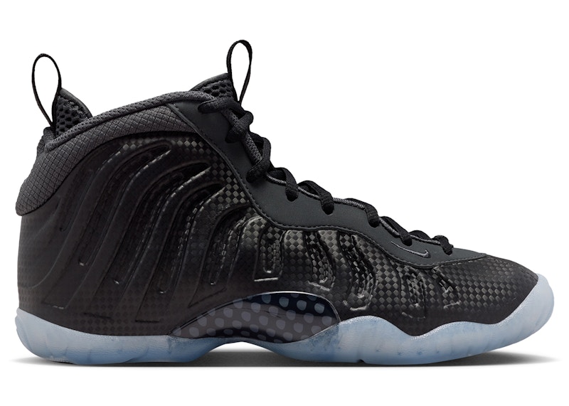 NIKE Pre-owned Little Posite One Carbon Fiber Sneakers In Black/dark Smoke Grey