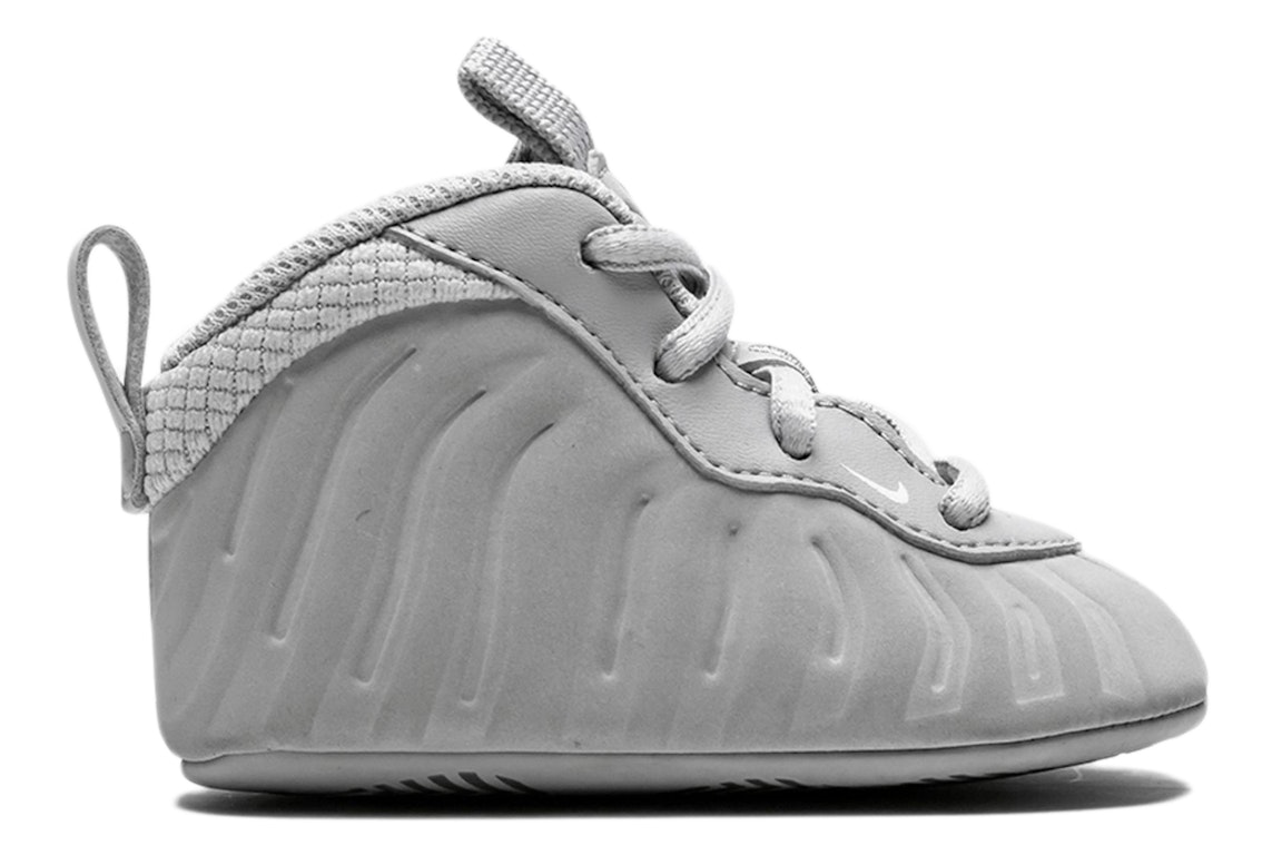 Pre-owned Nike Babies'  Little Posite One Crib Wolf Grey (i) In Wolf Grey/white/cool Grey