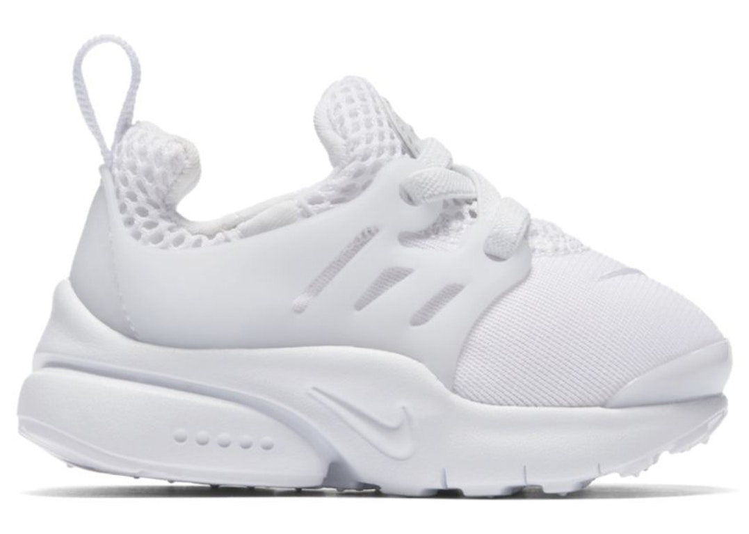 Pre-owned Nike Little Presto Triple White (td) In White/white-white