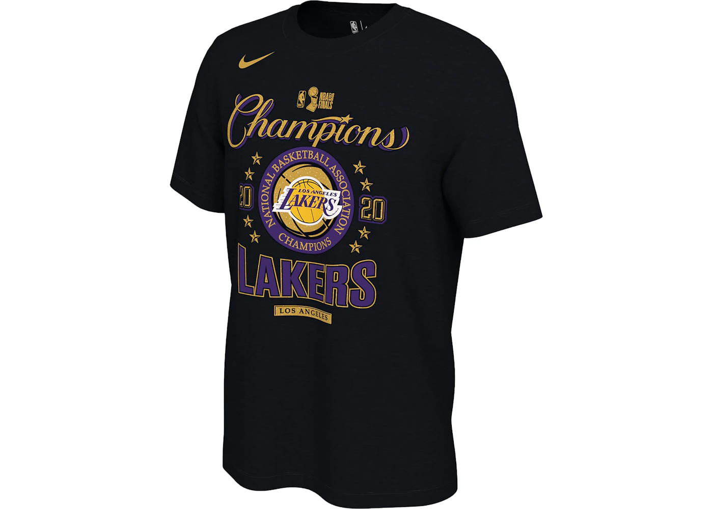 Lakers championships t hot sale shirt