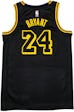 New Kobe Bryant Lakers #8 Snake Skin Mamba Jersey Black Gold Purple Trim  SZ: XXL