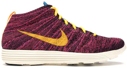 Nike Lunar Flyknit Chukka Wolf Grey Red Men's - 554969-001 - US