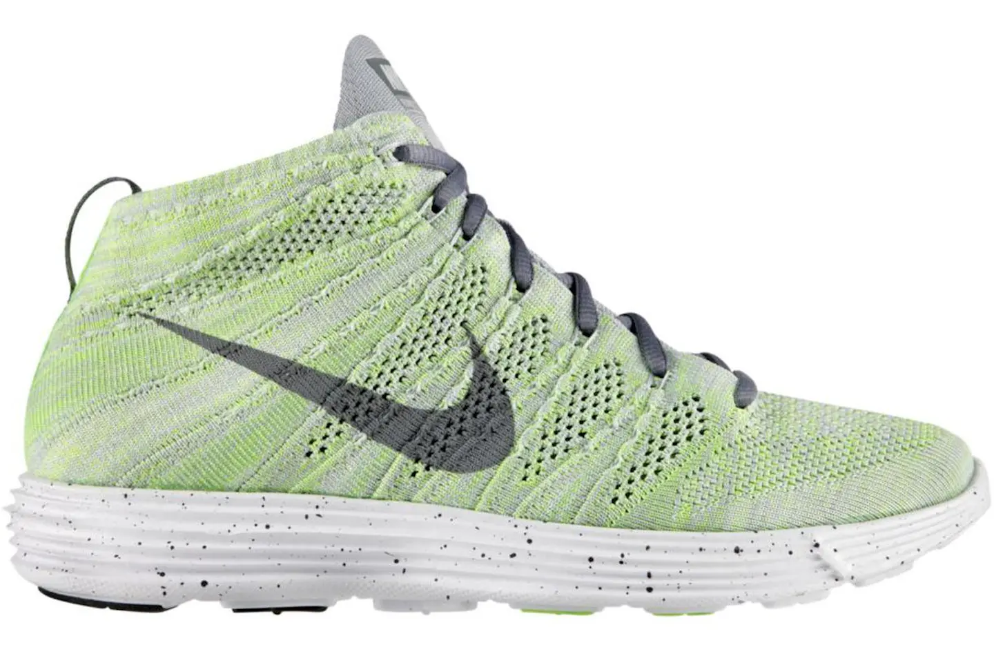 Nike Lunar Flyknit Chukka Wolf Grey Electric Green Men's - 554969-011 - US