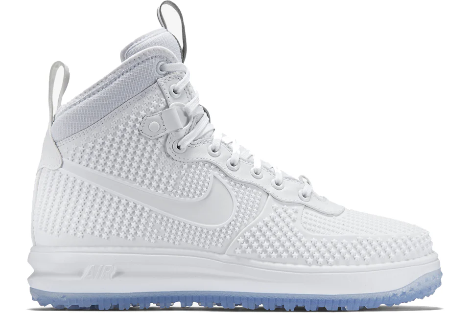White duck top boots nike