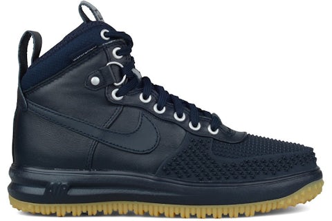 Nike Lunar Force 1 Duckboot Obsidiana Oscura Hombre 805899 400 MX