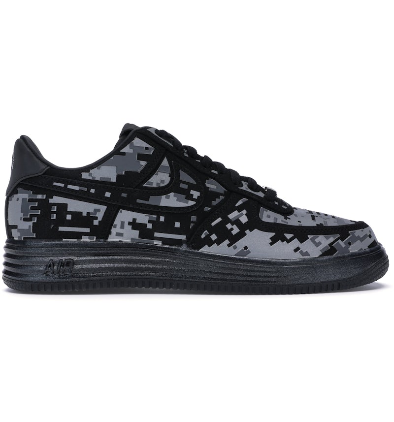 Nike Lunar Force Low Digi Camo Black Men's 577659-001 US