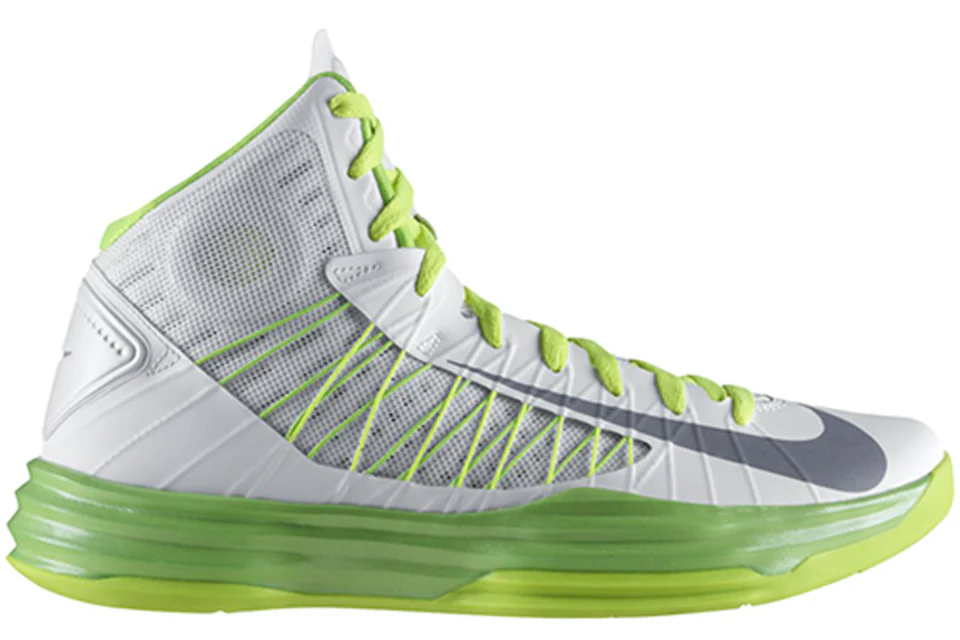 Nike Lunar Hyperdunk 2012 White Electric Green Men s 524934 106 GB