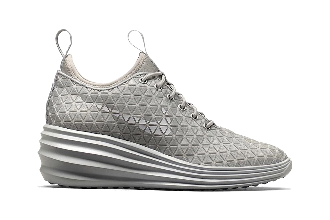Pre-owned Nike Lunarelite Sky Hi Fw Qs Milan (women's) In Metallic Silver/white/light Ash Grey