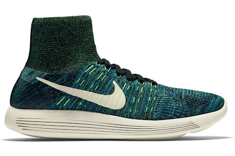 Nike LunarEpic Flyknit Photo Azul Verde Veneno Hombre 818676 003 MX