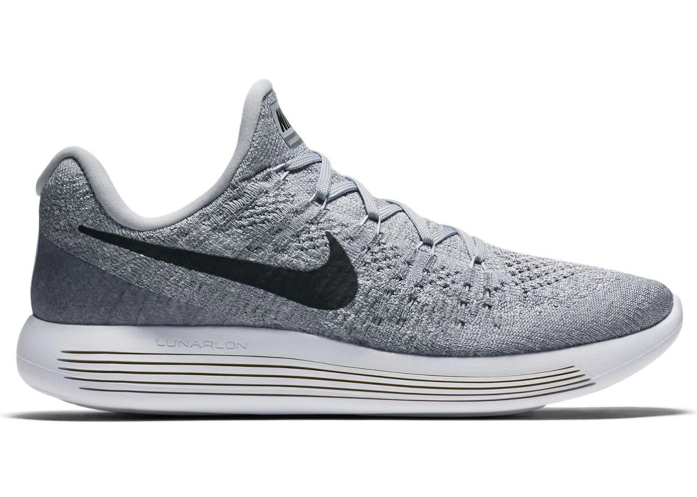 Nike Lunarepic Low Flyknit 2 Wolf Grey Men's - 863779-002 - US