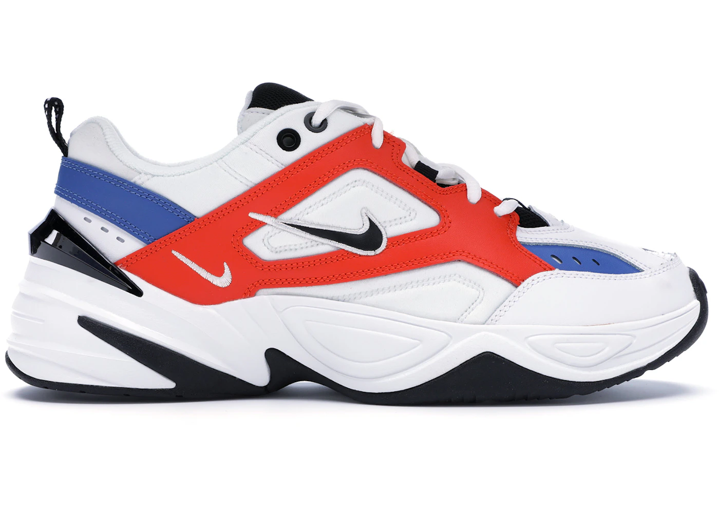 Nike M2K Tekno White Black Orange Men's AV4789-100 US