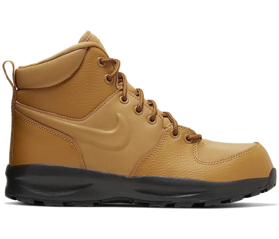 Pre-owned Nike Manoa Leather Wheat (gs) In Wheat/black/wheat