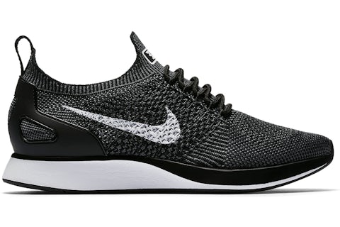 Nike Mariah Flyknit Racer Black White Women s 917658 002 AA0521 006 US