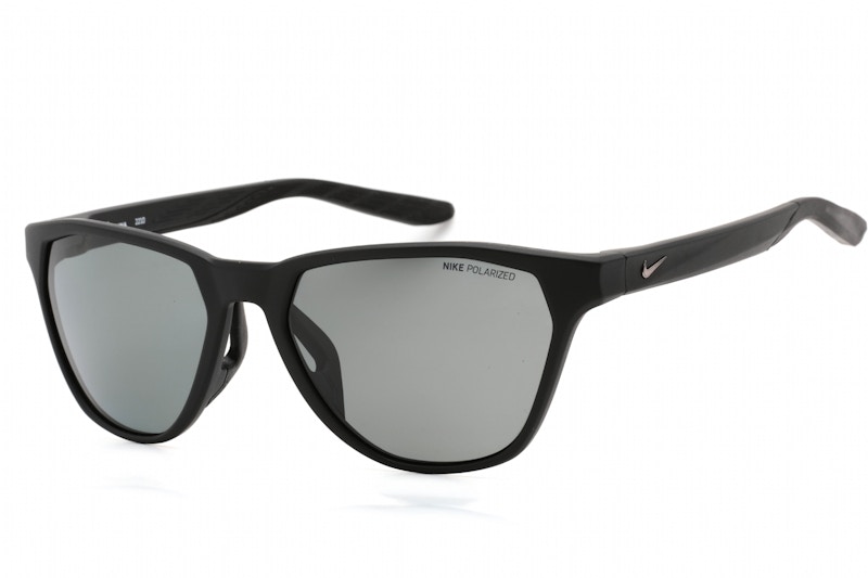 Pre-owned Nike Maverick Rise Sunglasses In Matte Black/grey Polarized (dq0868/011)