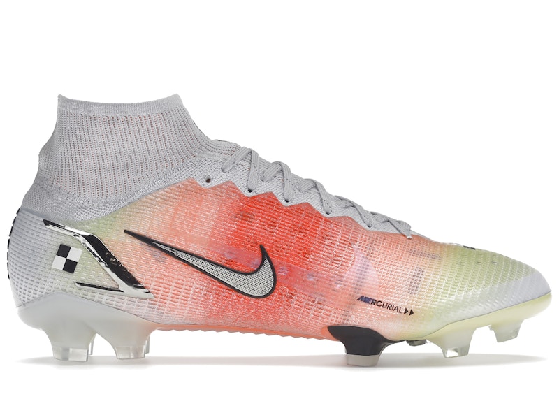 nike mercurial superfly white silver mango