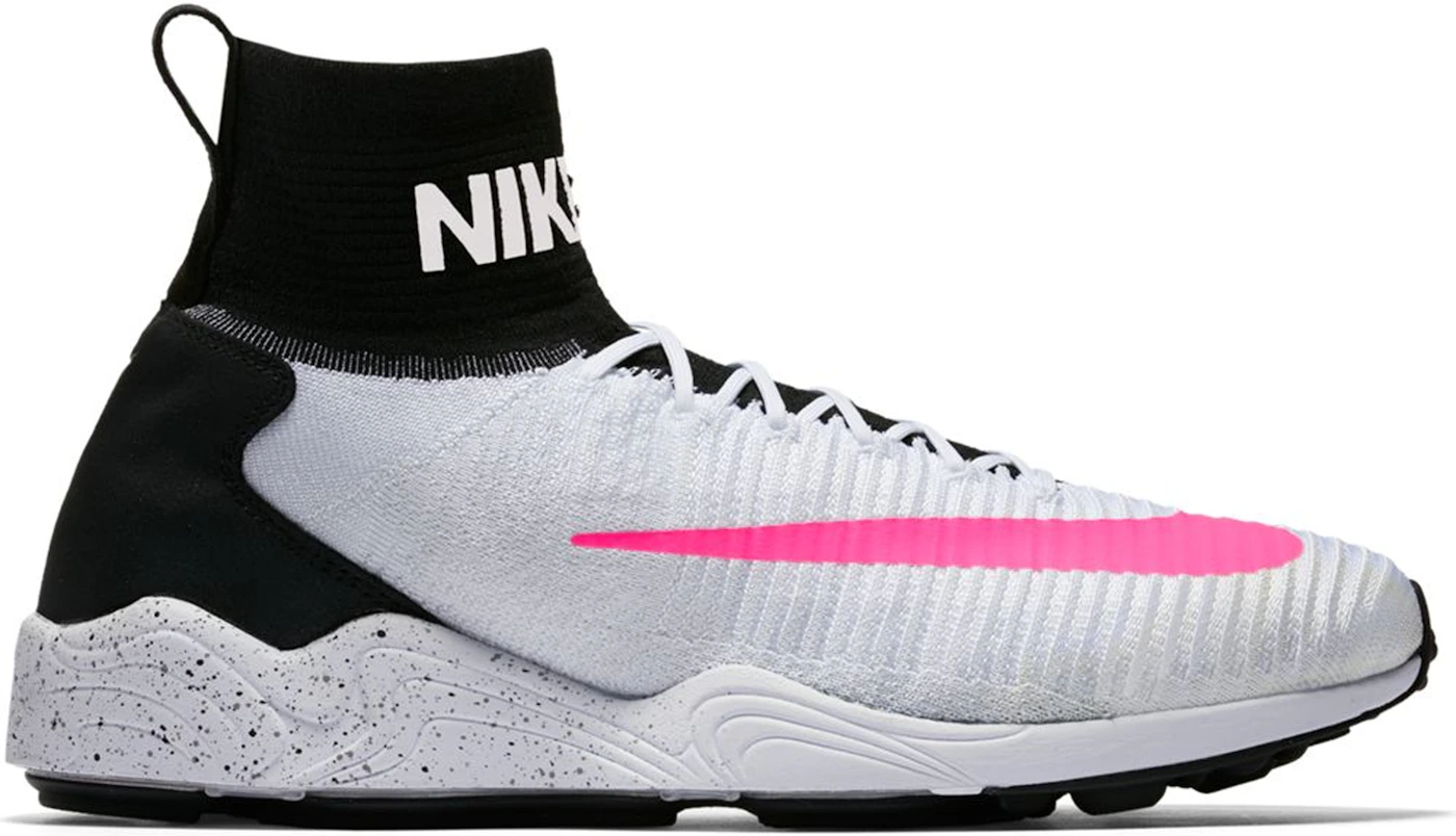 Enten aankomst roze Nike Mercurial Flyknit FC White Black Pink Blast Men's - 852616-100 - US