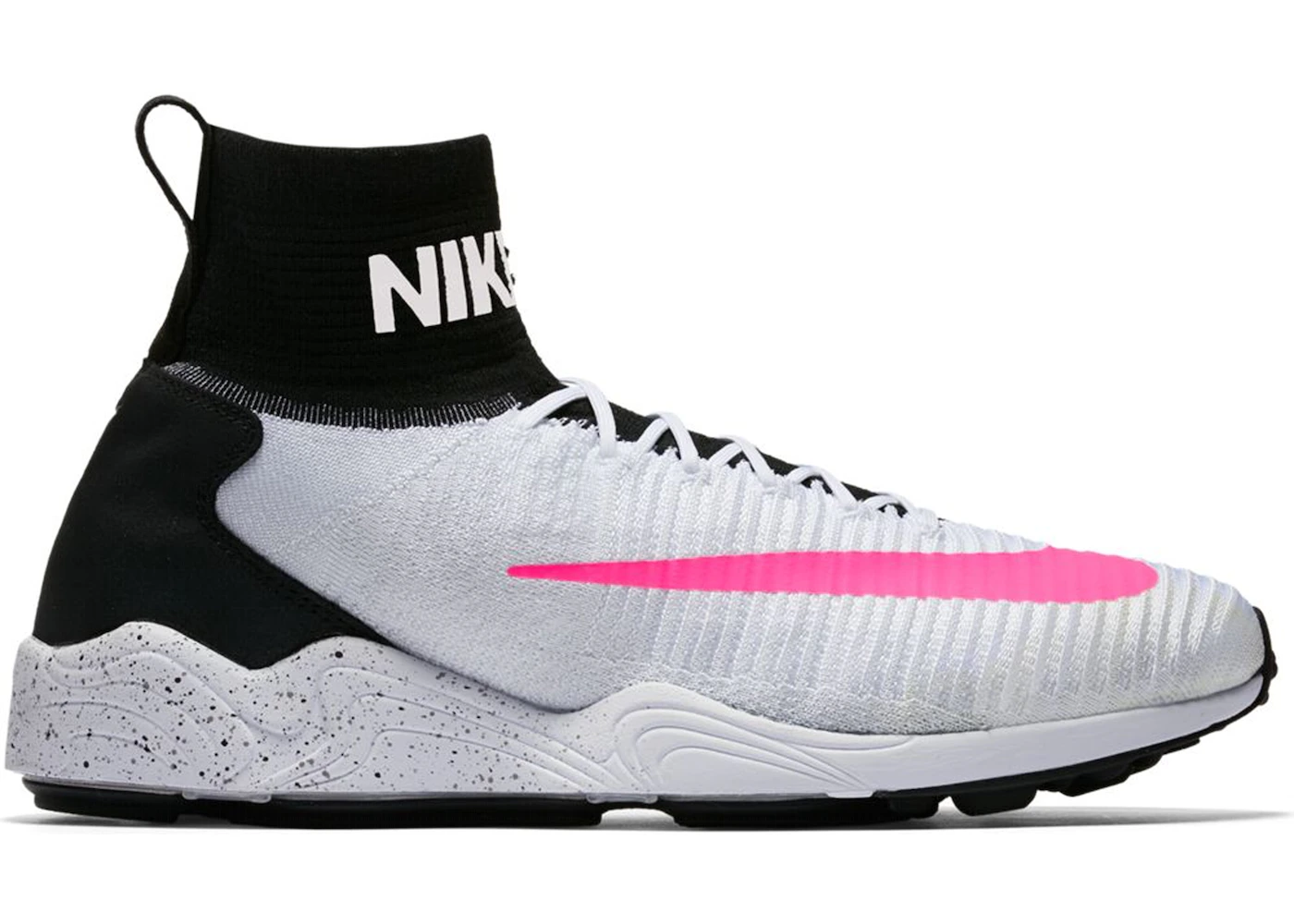 Nike Mercurial Flyknit FC White Black Pink Blast Men's - 852616 