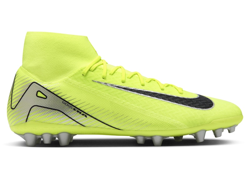 Pre-owned Nike Men's Mercurial Superfly 10 Academy Ag Sneakers In Volt/black
