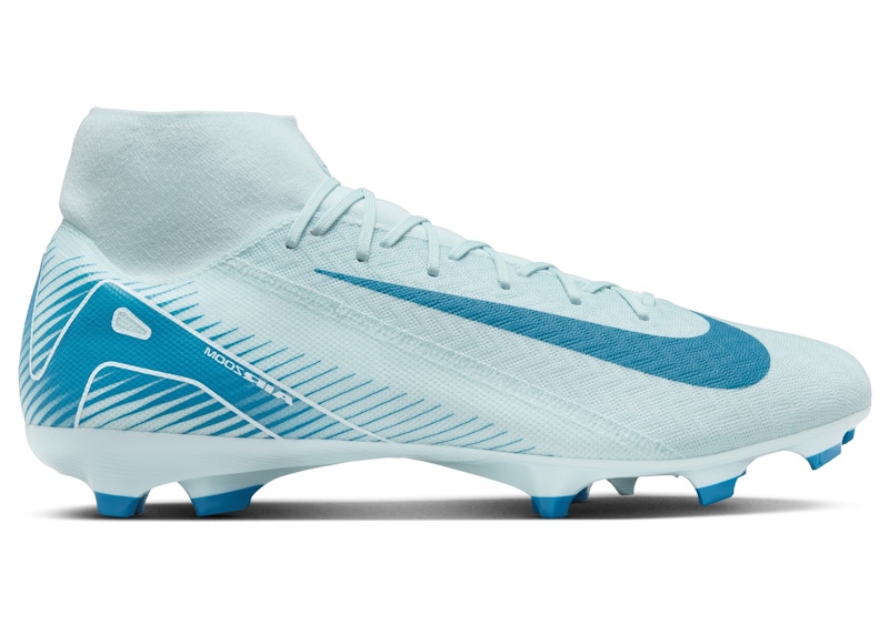 Pre-owned Nike Men's Mercurial Superfly 10 Academy Mg Sneakers In Glacier Blue/blue Orbit