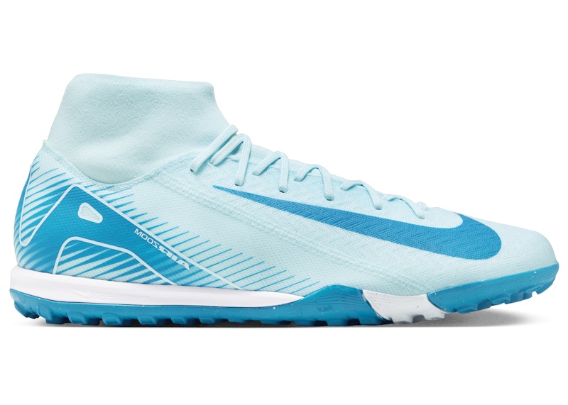 Pre-owned Nike Men's  Mercurial Superfly 10 Academy Tf Sneakers In Glacier Blue/blue Orbit