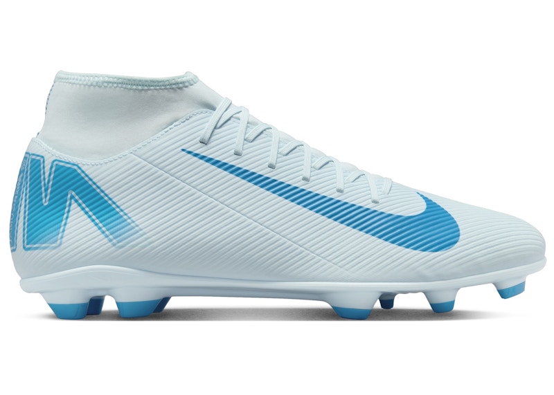 Pre-owned Nike Men's Mercurial Superfly 10 Club Mg Sneakers In Glacier Blue/blue Orbit