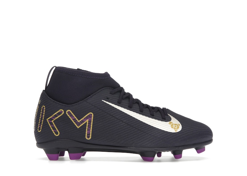 Pre-owned Nike Mercurial Superfly 10 Club Mg Kylian Mbappé Sneakers In Grand Purple/pale Ivory