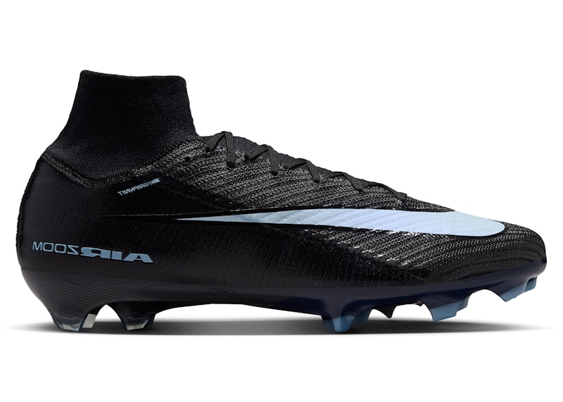 Pre-owned Nike Men's Mercurial Superfly 10 Elite Fg Shadow Pack Sneakers In Black/ice Blue In Multi
